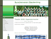 Tablet Screenshot of bv-oberdarching.de